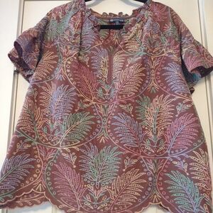 Women's Multicolor Patterned Top
